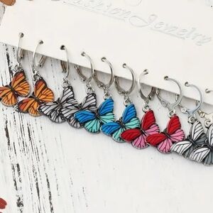 COPY - Butterfly dangle earrings full set!